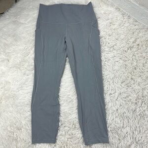Lululemon Align High Rise Crop with Pockets 23" Rhino Grey